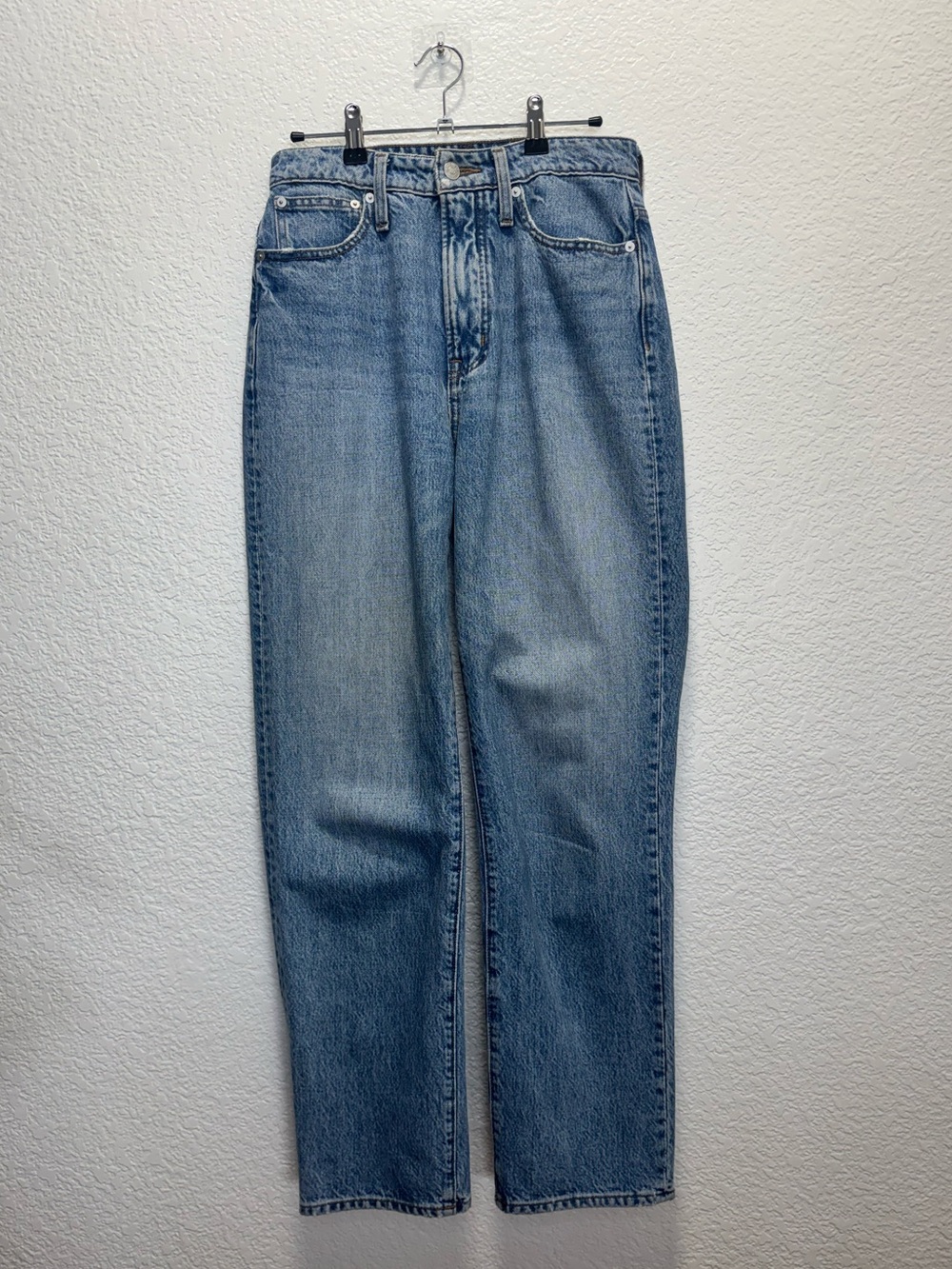 Madewell Blue Denim Jeans with Contrast Stitching